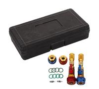 Outil de retrait de soupape, outil pour enlever le noyau de soupape pour climatisation - Kit de réparation antidérapant avec joint et ensemble portable pour véhicules et motos