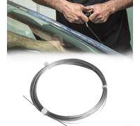 Outil de retrait de verre de câble en acier de 20 m pour pare-brise de voiture, utilisé dans la coupe de mastic polyuréthane et les opérations d'installation de verre de véhicules