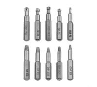 Outil de retrait de vis endommagées pour boulons cassés rouillés incrustés surpeints, vis, clous et fixations à douille sur surfaces métalliques et bois (4 mm)