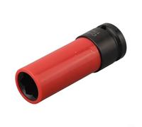 Outil de retrait d'écrou de blocage de roue 17 mm 21 mm pour douille de classe S, anti-vol, écrou de roue dénudé/2 entraînements (17 mm)