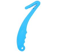 Outil de Retrait des Boucles Auriculaires Robuste, Portable, Bleu | Acier et Plastique, Lame Tranchante, pour Veaux et Chèvres, Usage en Étable Intervention Vétérinaire