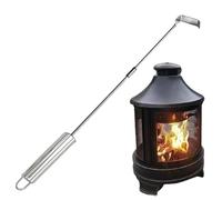 Outil de Retrait des Cendres - Grille en Acier Inoxydable - pour Un Nettoyage des Cendres - Outils de Jardin pour cheminée et Barbecue - Outil de Nettoyage de Barbecue Haute Performance