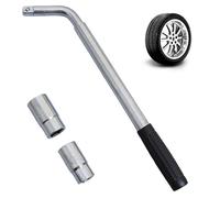 Outil de retrait des écrous à roue, ensemble de clés déménagement à écrou borne télescopique avec socket 17/19 mm et 21/23 mm pour roues automobiles