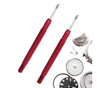 Outil De Retrait des Mains - Kit De Réparation D'horloger De 2 PCs, Extracteur De Précision pour La Seconde Heure | Appareil Portable Compact Récupération De Maintenance, Rouge, référence à la