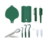 Outil de retrait des tiques, ensemble d'extracteur de puces et de tiques pour chats, kit réutilisable pour plusieurs animaux domestiques, chiens et chats soins quotidiens