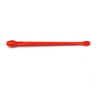 Outil de retrait d'hameçon à double extrémité pour enlever facilement les hameçons des poissons avec des dents - Matériau ABS léger - Rouge - 154 mm - Convient pour les grands et les petits poissons
