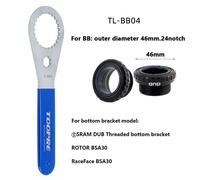 Outil De Retrait Pour Installation Astronomique En Aluminium,Accessoire Pour Vélo De Route Et Vtt,Dimensions 39/40,5/44/46/50mm Bb,Dub Mt800 Bb91 Bb71 Gxp Bsa30 Bb386 - Type Bb04(Bb46-24)
