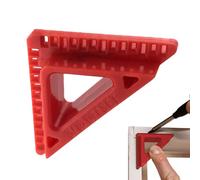 Outil de révélation de garniture - Cale de haute précision à décalage multiple | Outil d'installation de porte de fenêtre | Pour maison, garage, plinthe, chaise, étagère, travail du bois débutant