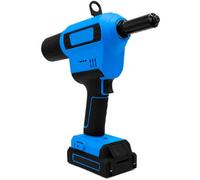 Outil de rivetage électrique sans fil avec batterie Li-Ion 18 V et chargeur, riveteuse manuelle pour métal, plastique et cuir