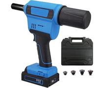 Outil de rivetage sans fil, lithium-ion sans balais, 2,4 à 4,8 mm, batterie et chargeur inclus