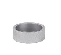 Outil de roue à tête ronde de diamant, Meule diamantée 75 mm, alésage 22,23 mm, grain 60, meuleuse d'angle, profils multiples 10-35 mm(Parallel Wheel 30mm)