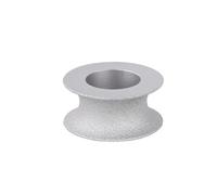 Outil de roue à tête ronde de diamant, Meule diamantée 75 mm, alésage 22,23 mm, grain 60, meuleuse d'angle, profils multiples 10-35 mm(Round Wheel 30mm)