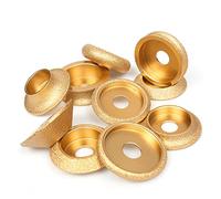 Outil de roue à tête ronde de diamant, Meule diamantée brasée sous vide Bullnose, alésage de 20mm, plusieurs tailles for meuleuse d'angle(1pc column 30mm)