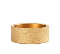 Outil de roue à tête ronde de diamant, Meule diamantée Demi-Bullnose, brasée à sec sous vide, alésage de 74mm, 20mm, plusieurs tailles, paquet de 26(Parallel Wheel 30mm)