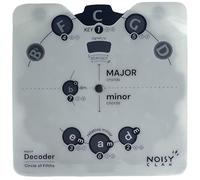 Outil de roue Circle of Fifths avec support intégré - Outil d'apprentissage de la musique pour la rentrée scolaire - Accords de théorie musicale et décodeur de clés pour tous - progressions, échelles