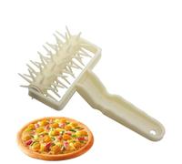 Outil de rouleau à pizza - Docker de pâtisserie pour la maison avec poignée en bois pour la cuisson | Outil de cuisson ergonomique pour la préparation à la maison ou à la maison