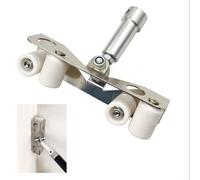 Outil de rouleau d'angle de précision pour la finition des coins de cloison sèche, design à double rouleau avec angles réglables, construction en alliage d'aluminium, pour des lignes de plâtre et de