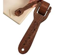 Outil de rouleau de , rouleau de en tissu à coudre | Pied de en bois | Rouleau de de roue de pressage en tissu pour roue de tissu à pousser en papier ta