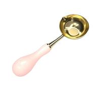 Outil de sceau de tampon d'invitation | Cuillère de cire à cacheter | Cuillère de cire d'aromathérapie avec poignée en bois | Tampon auto-encreur | Tampon de cire avec poignée en bois pour enveloppe |