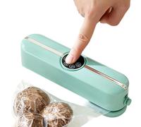 Outil de scellage sous vide alimentaire - Rechargeable à trois températures, mini machine à sceller pour aliments, pour viande, légumes, fruits, fromage, pommes de terre, poissons, déménagement