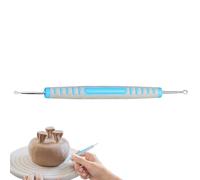 Outil de sculpture d'argile en céramique - Carver en céramique ergonomique pour l'art céramique | Outil de moulage d'argile professionnel avec pointe en acier, accessoire de modélisation por