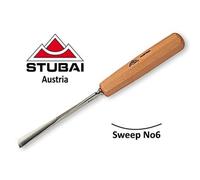 Outil De Sculpture En Bois 550610 Stubai 10Mm N°6 Balayage Droit