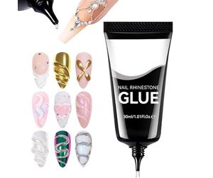 Outil De Sculpture Pour Gel À Ongles - 30ml Colle De Décoration Et De Modélisation Pour Strass,Gel De Sculpture Pour Ongles - Pour Femmes Filles Salon De Beauté Mariage Maison Renforcement Longue Duré