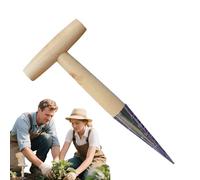 Outil de semis à main pour creuser des trous, dibbler de type T, outils de jardinage de précision avec poignée en T en bois, CrPlugger pour tomates, concombres, arrière-cour, serre