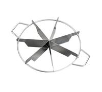 Outil de séparateur de gâteau - Coupe-gâteau au fromage en acier inoxydable 31x26,5x7cm, coupe-pizza à gâteau avec poignées latérales, 6 7 8 portions Gadget de découpe de pâtisserie de précision