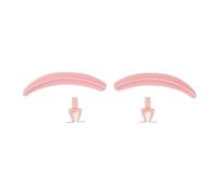 Outil de séparation de cils en silicone lavable et réutilisable, utilisation pratique, extension de cils, outil d'assistance pour salon de beauté, artistes professionnels des cils (Rose)