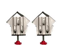 Outil de serrage à angle droit en acier inoxydable avec mâchoire rotative pour projets de soudure du bois, sécurise diverses épaisseurs de matériaux