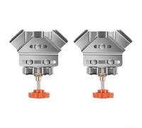Outil de serrage d'angle compact en acier inoxydable, assure une prise en main sûre pour un alignement parfait dans le travail du bois (B)