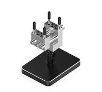 Outil de serrage de bureau professionnel avec cadre en aluminium et plate-forme en métal anti-vibrations pour composants délicats Étau miniature précis