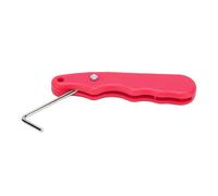 Outil de Serrage de Dentelle de Patin à Glace en Acier Inoxydable, Conception Ergonomique Portable pour des Séances de Patinage Pratiques (Pink)