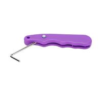 Outil de Serrage de Dentelle de Patin à Glace en Acier Inoxydable, Conception Ergonomique Portable pour des Séances de Patinage Pratiques (Violet)