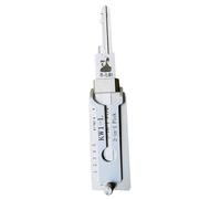Outil de serrurier professionnel LiShi 2 en 1 pour crochetage de serrure et décodeur, outil de lecture de clé, ouvre-porte (KW1-L)