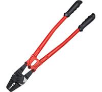Outil de sertissage 60,96 cm - Pince à sertir 2 en 1 - Pince à sertir pour cosses - Acier allié - 1/16, 3/32, 1/8, 5/32, 3/16 pouces.