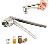 Outil de sertissage de bouchon de bouteille rabattable, sertissage manuel, capsuleuse de bouteille d'antibiotiques, capsulage à main,(20MM)