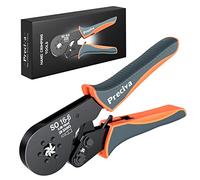 Outil de Sertissage de Virole 0,08-16 mm² / AWG 28-5, Outil de Pince à Sertir de Fil Preciva, Outil de Sertissage de Fil à Cliquet Auto-Réglable pour Terminaux Câbles Manchons D'extrémité