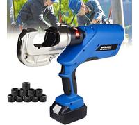 Outil de sertissage hydraulique électrique rechargeable, alimenté par batterie 18 V pour un sertissage efficace des fils dans la réparation et l'entretien de l'alimentation