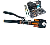 Outil de sertissage hydraulique, Outil de sertissage hydraulique 2 en 1 et outil de coupe for sertir un câble de 10 à 300 mm2 et couper un câble de 300 mm2