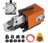 Outil de sertissage pneumatique Am-10, machine à sertir les cosses de câble àpneumatique pour le sertissage jusqu'à 16 mm², machine à pinces à sertir pneumatique avec 10 jeux de matrices pour de nombr