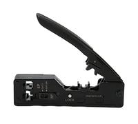 Outil de sertissage RJ45, outil de sertissage Ethernet avec mode de sertissage réglable et verrouillage de sécurité, poignée antidérapante pour Cat5e, Cat6a, Cat7a, outil de