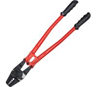 Outil de sertissage VEVOR, 60,96 cm Pince à sertir, 1/16, 3/32, 1/8, 5/32, 3/16 pouces Outil 2 en 1 Main de sertissage, Pince à sertir les cosses en acier allié, Set de pinces à sertir Appareil avec p