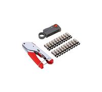 Accessoire réseau GENERIQUE Outil de sertisseur de compression de câble coaxial RG59 RG6 pour le connecteur F de la maison CATV TV CT