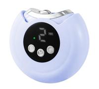 Outil de soin des ongles : meuleuse électrique avec lumière LED, 5 têtes de polissage rechargeables, moteur silencieux | assurance longue durée pour une coupe des ongles