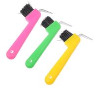 Outil de Soin des Sabots pour Cheval Brosse et Manche Confortable Couleur Aléatoire