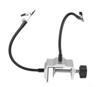 Outil de soudage à la troisième main avec loupe pour montage et réparation électroniques, design métallique flexible et léger