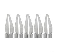 Outil de soudage en plastique à tête lisse 3/5 pièces avec pointe en acier pour réparation de panneaux de carrosserie en polypropylène et coque de réservoir pour Fender Iron Kit de soudure 50 mm (5