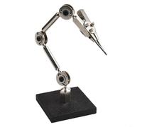 Outil de soudure avec base en fonte, réglable pour pince crocodile pour réparation de circuits imprimés, pince de fixation de fabrication de bijoux et aide à l'assemblage de microélectroniques, stable